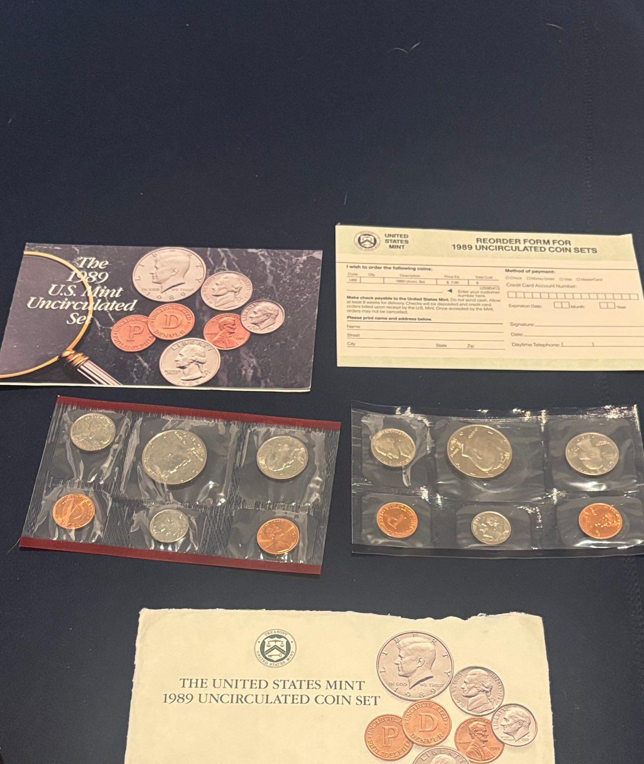 1989 United States Mint Uncirculated Coin Set