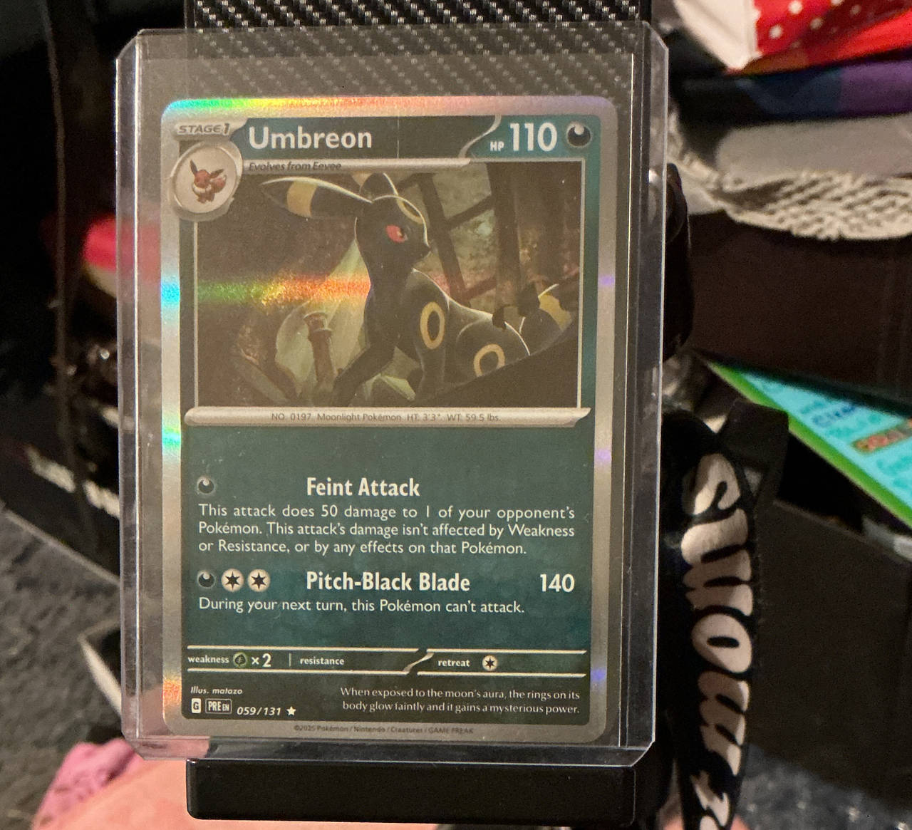 Umbreon - 059/131 - Holo Rare - Sun & Moon: Forbidden Light