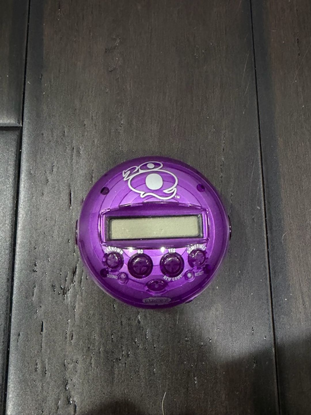 Radica 20Q Handheld Game Purple