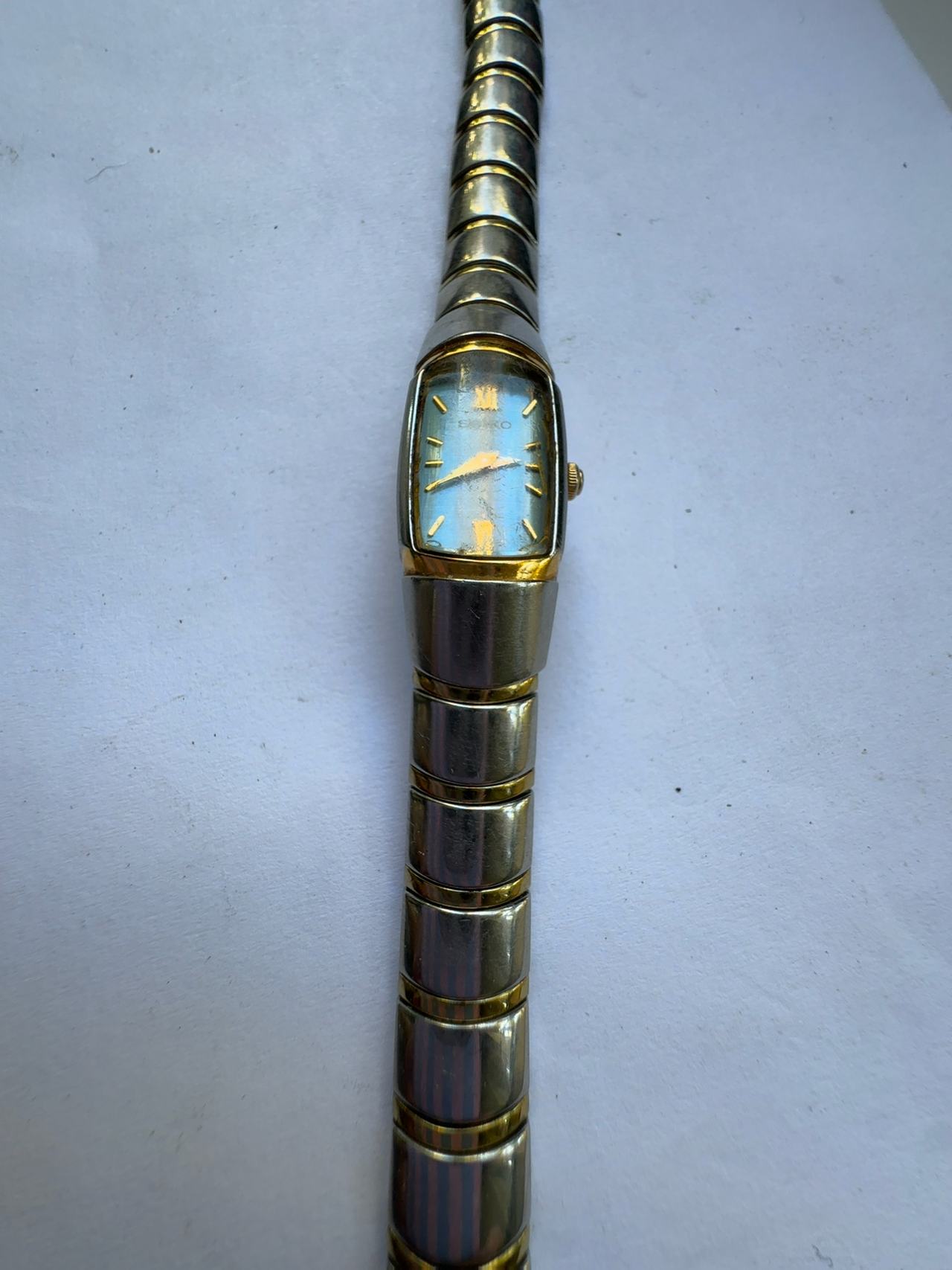 Seiko Vintage Women's Dual Tone 2E20-0AB0 Gold-Plated Watch