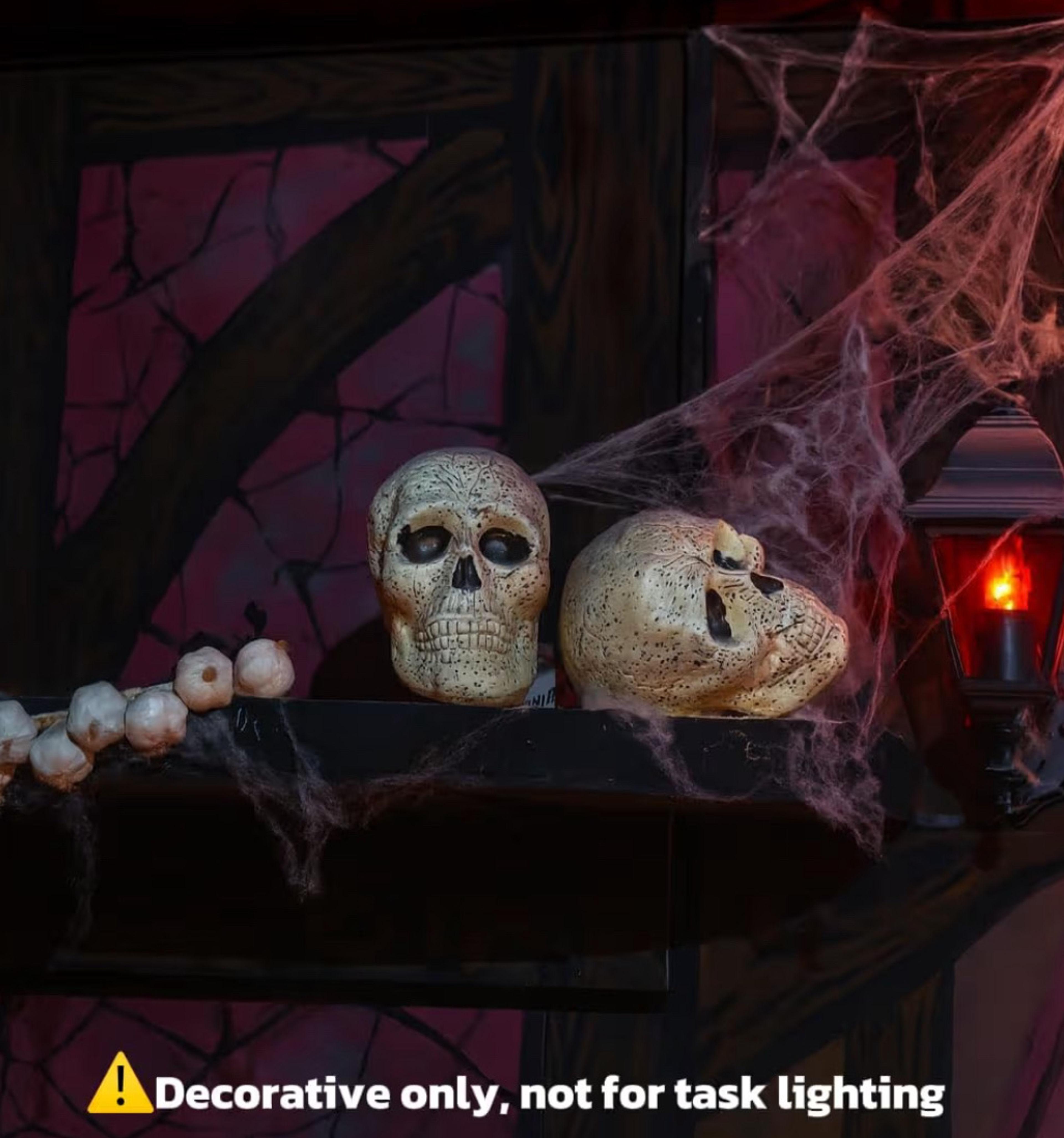 HOMPAVO Christmas Decorations, E26 Upgraded Flame Light Bulbs, Flickering Fire - Image 4