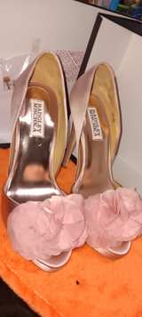 Badgley Mischka Randall Soft Pink Satin Pump - Image 2