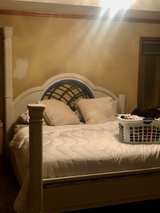 King Size Pine Four-Poster Bed Set with Tempur-Pedic Topper - Image 3