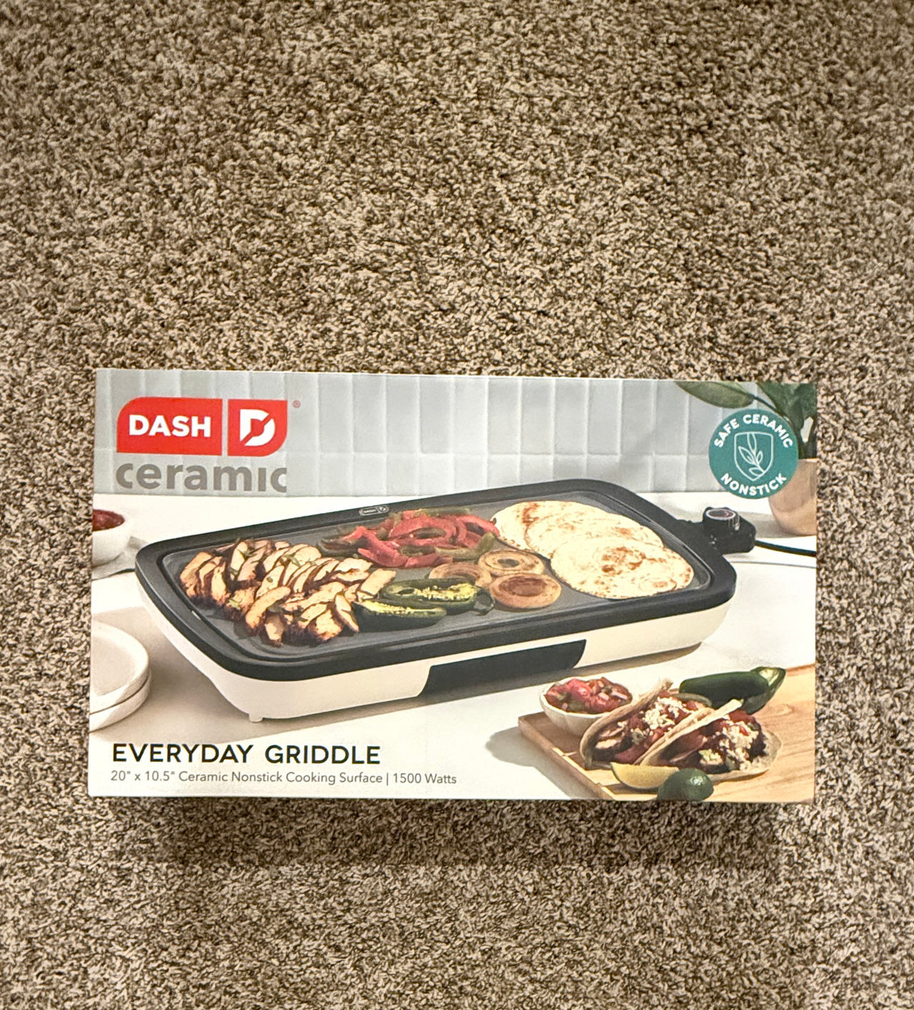 Dash Everyday Griddle with Ceramic Nonstick Surface