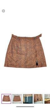Free People Midnight Magic Snake Print Mini Skirt  - Image 1