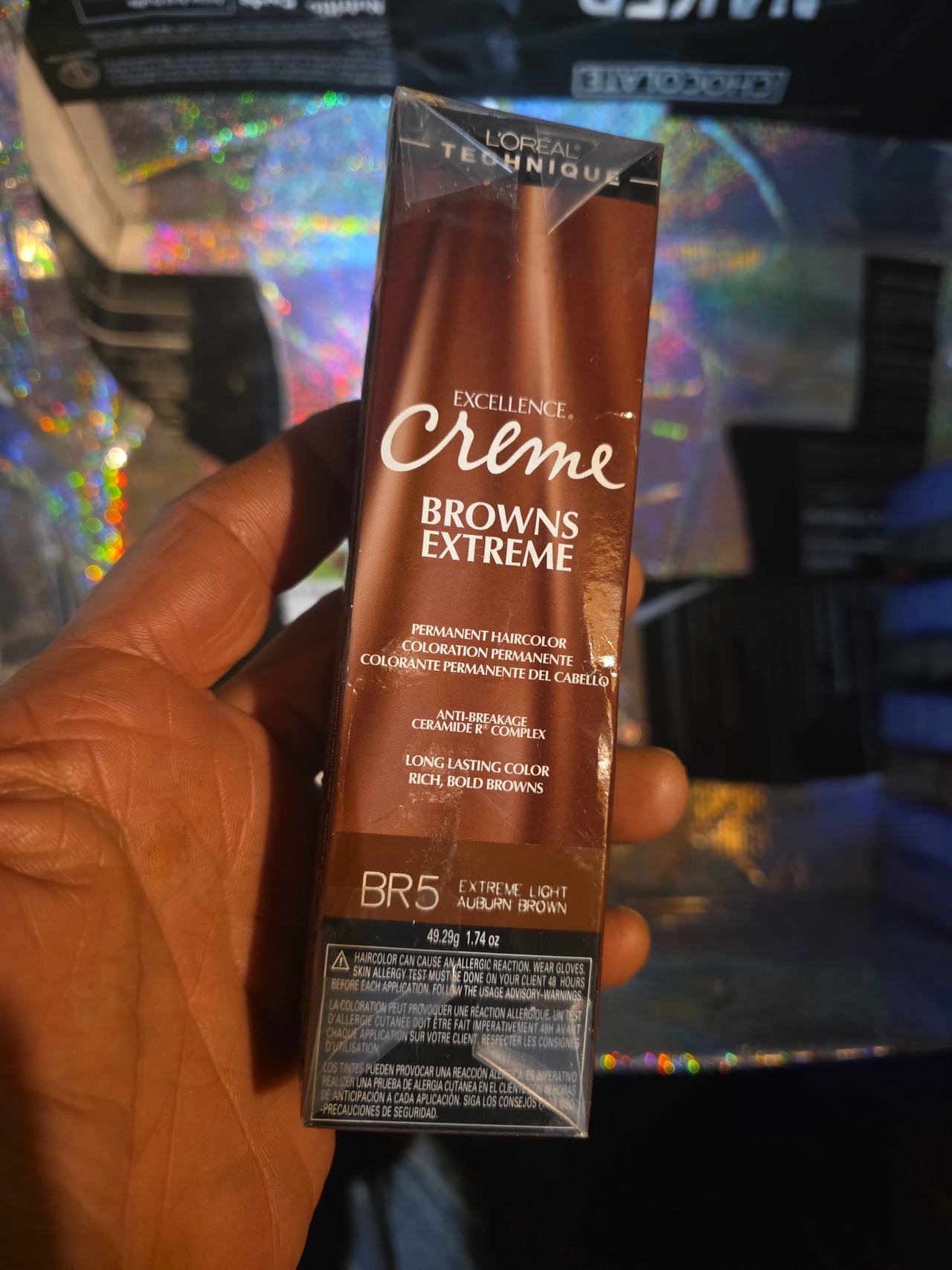 L'Oreal Technique Excellence Creme Browns Extreme BR5 Extreme Light Auburn Brown
