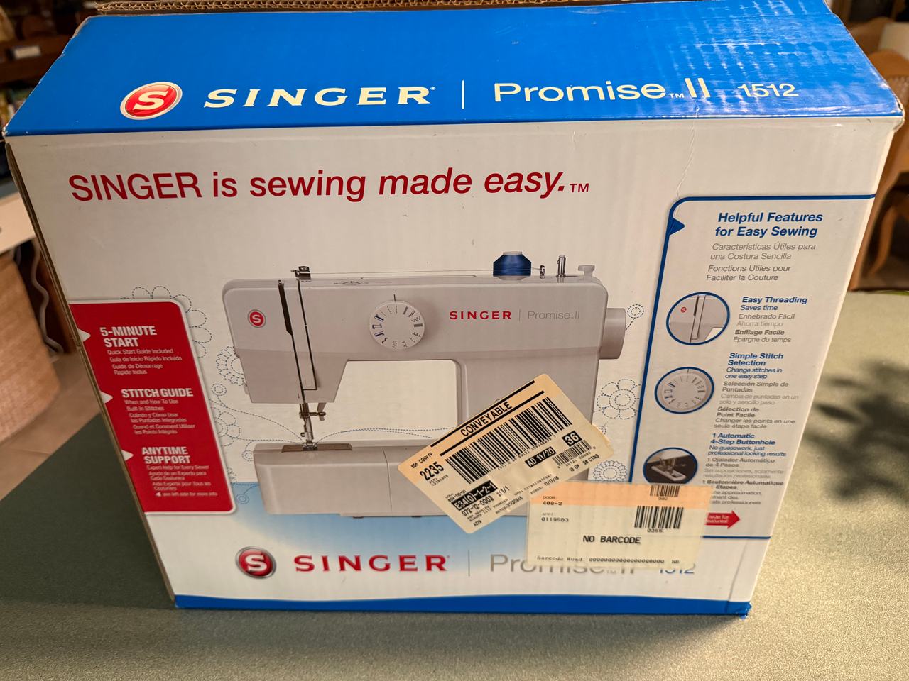 Singer Promise II 1512 Sewing Machine