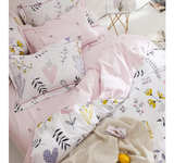 HighBuy Coquette Girls Duvet Cover Bedding Set Twin, Floral, Aesthetic, White - Image 3