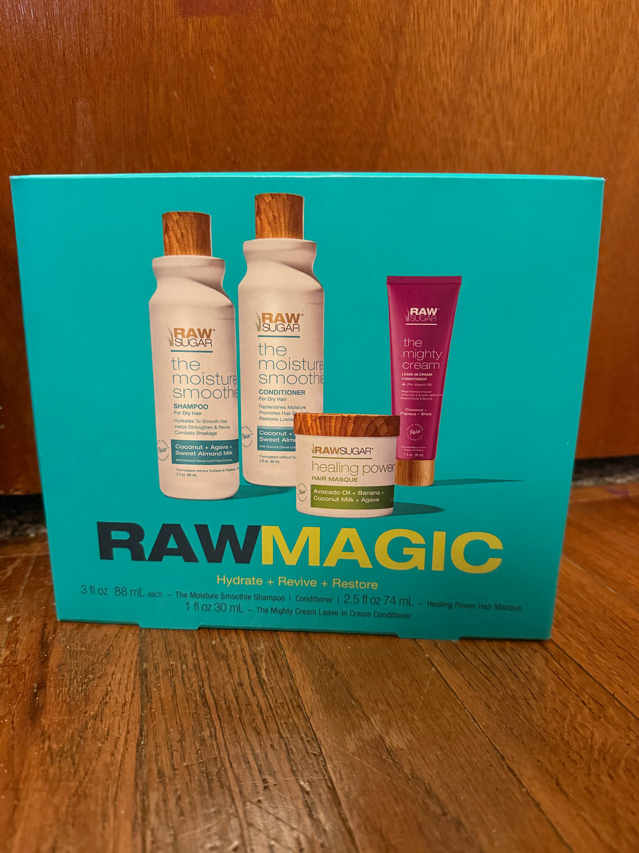 Raw Sugar Raw Magic Hydrate + Revive + Restore Set