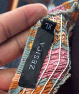 ZESICA Women's Bohemian Floral Printed Smocked Dress - Image 1