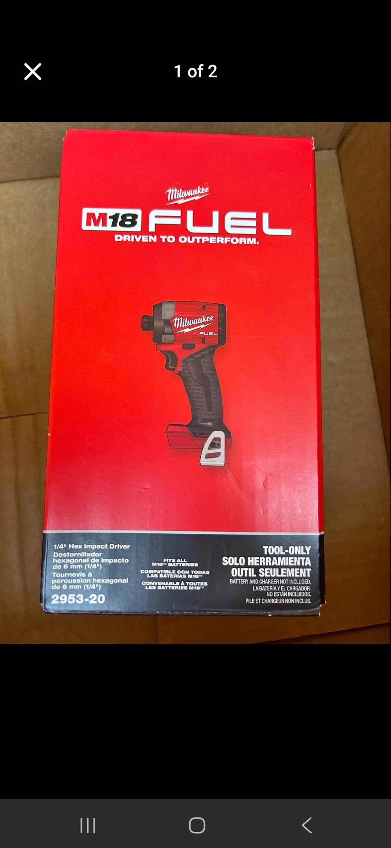 Milwaukee M18 FUEL 1/4" Hex Impact Driver (Tool Only)