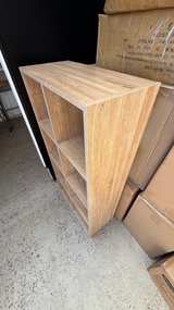 VASAGLE 8-Cube Oak look Bookcase - Image 3