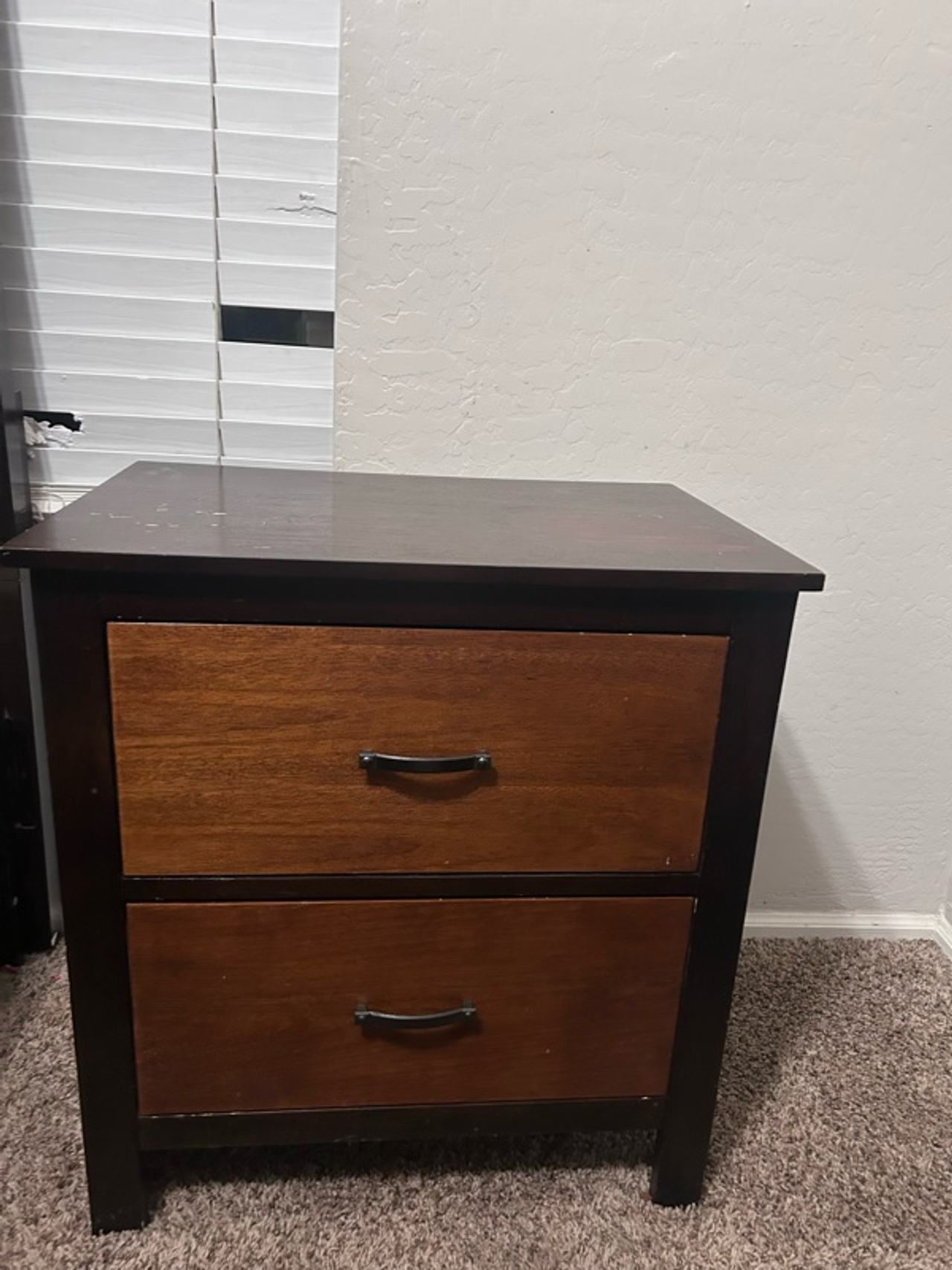 Wood Nightstand/Side table