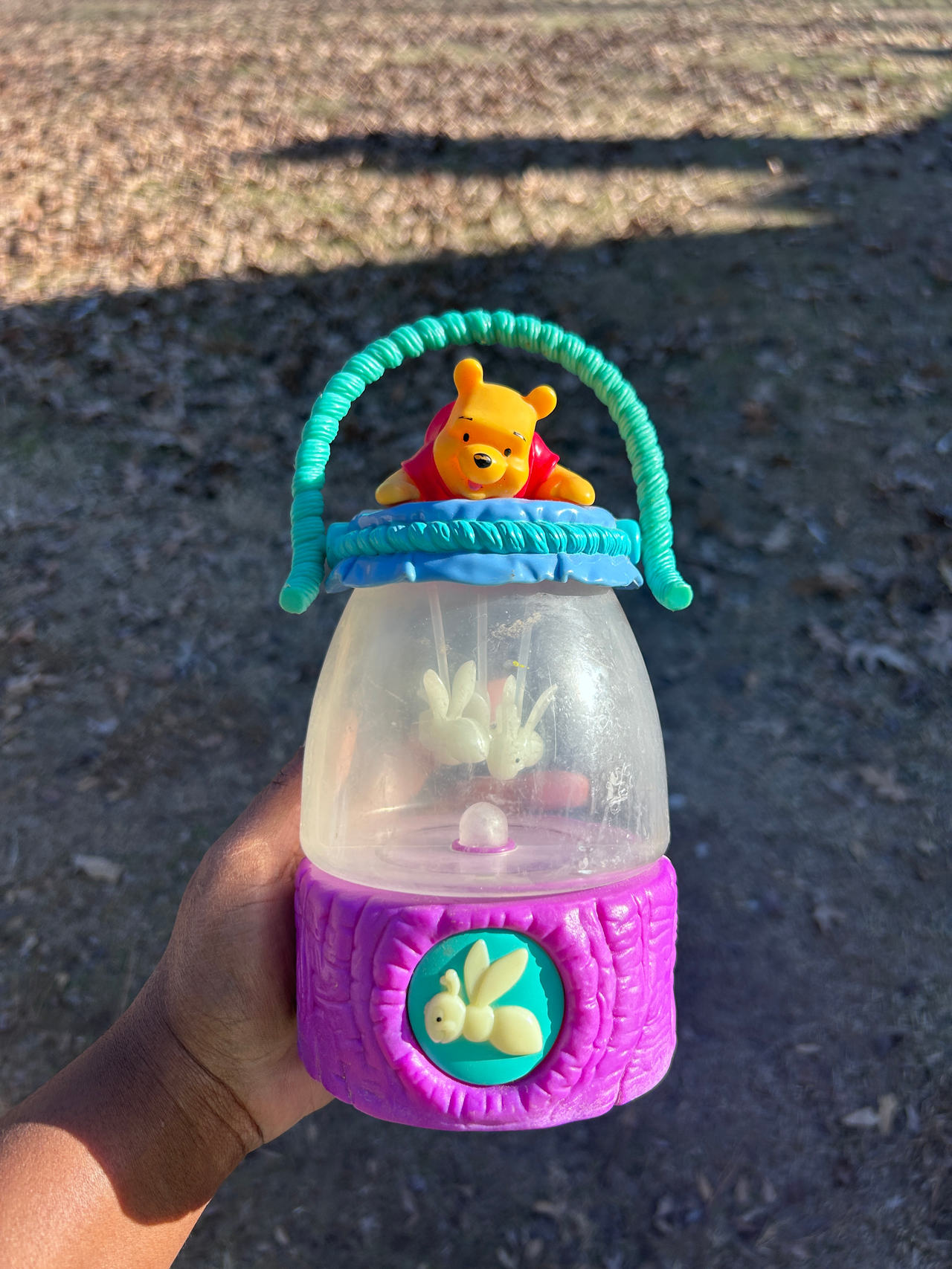 Disney Winnie the Pooh Firefly Lantern Toy 90s vintage