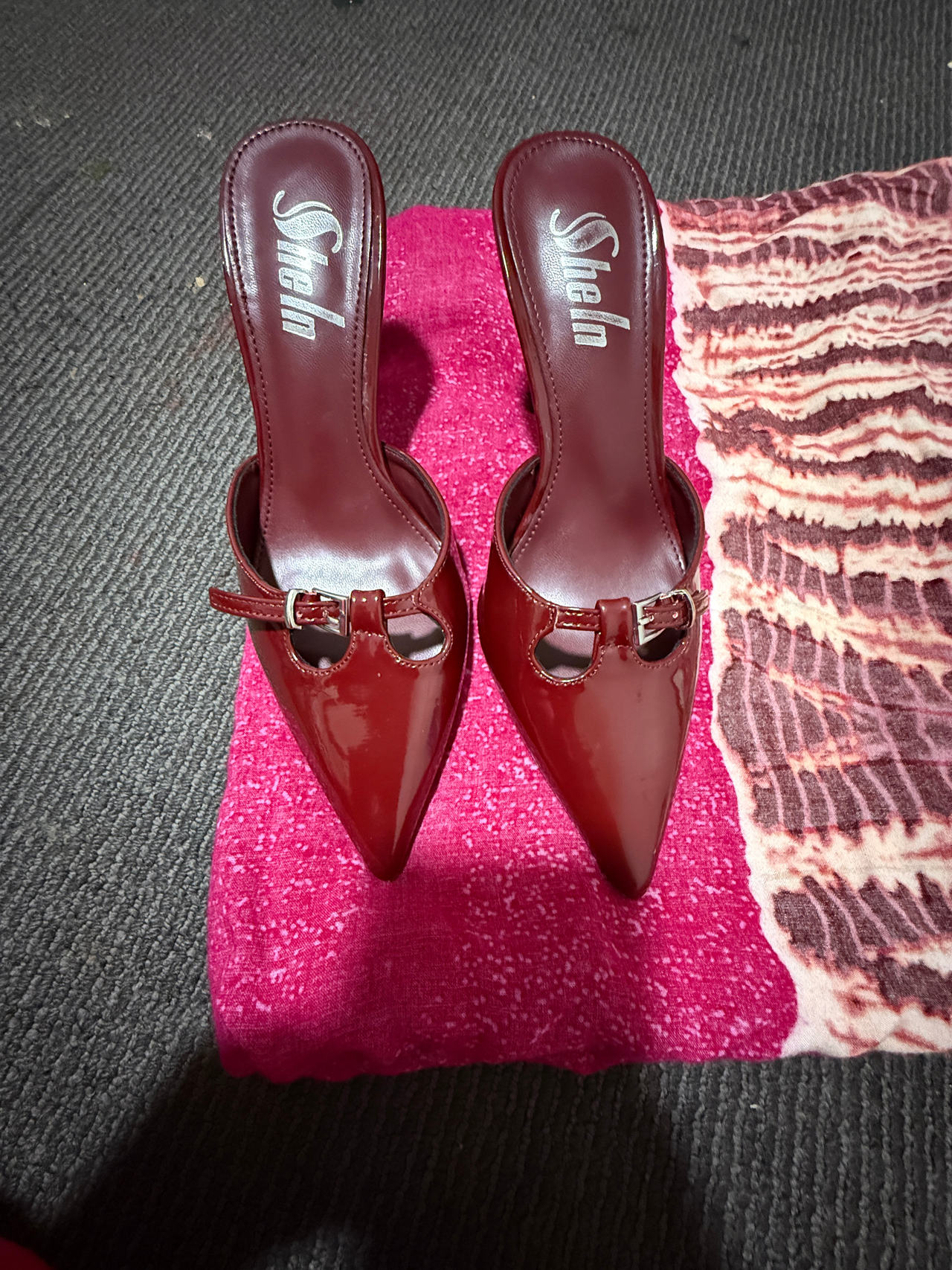 Shein Pointed Toe Mules