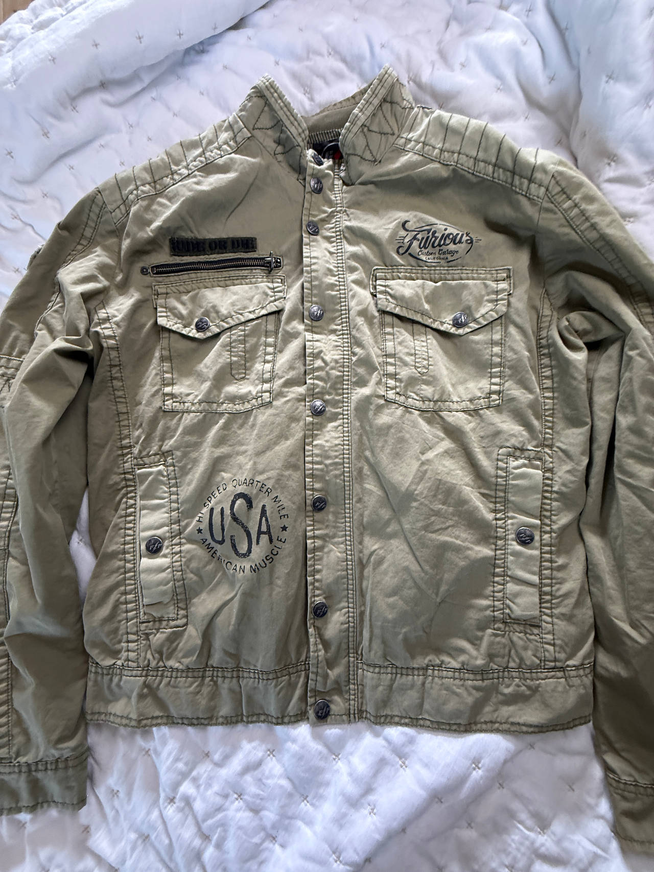 Fast & Furious The Furious Custom Garage American Muscle Jacket