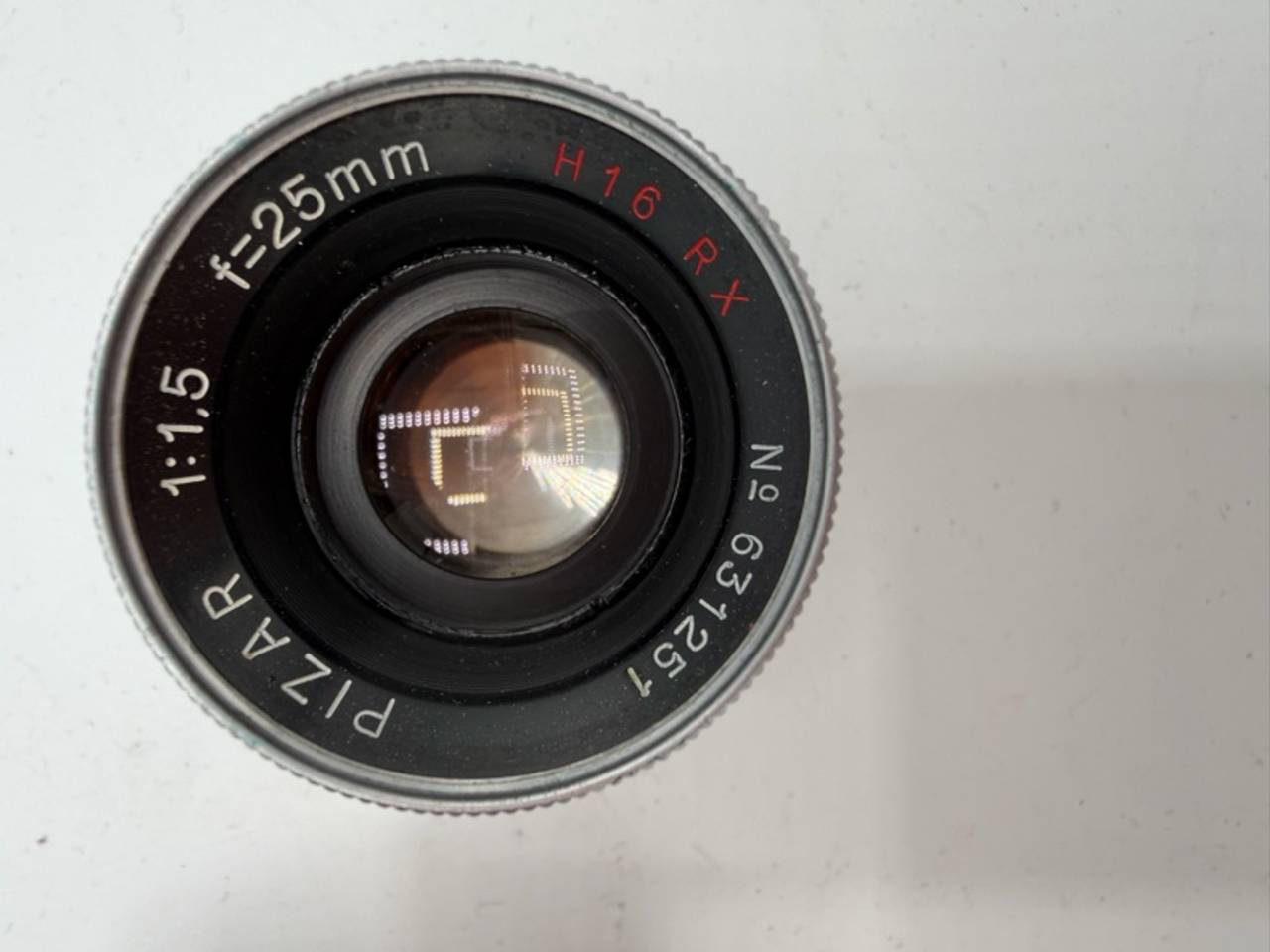 Paillard Bolex Pizar 25mm f/1.5 H16-RX C-mount Lens