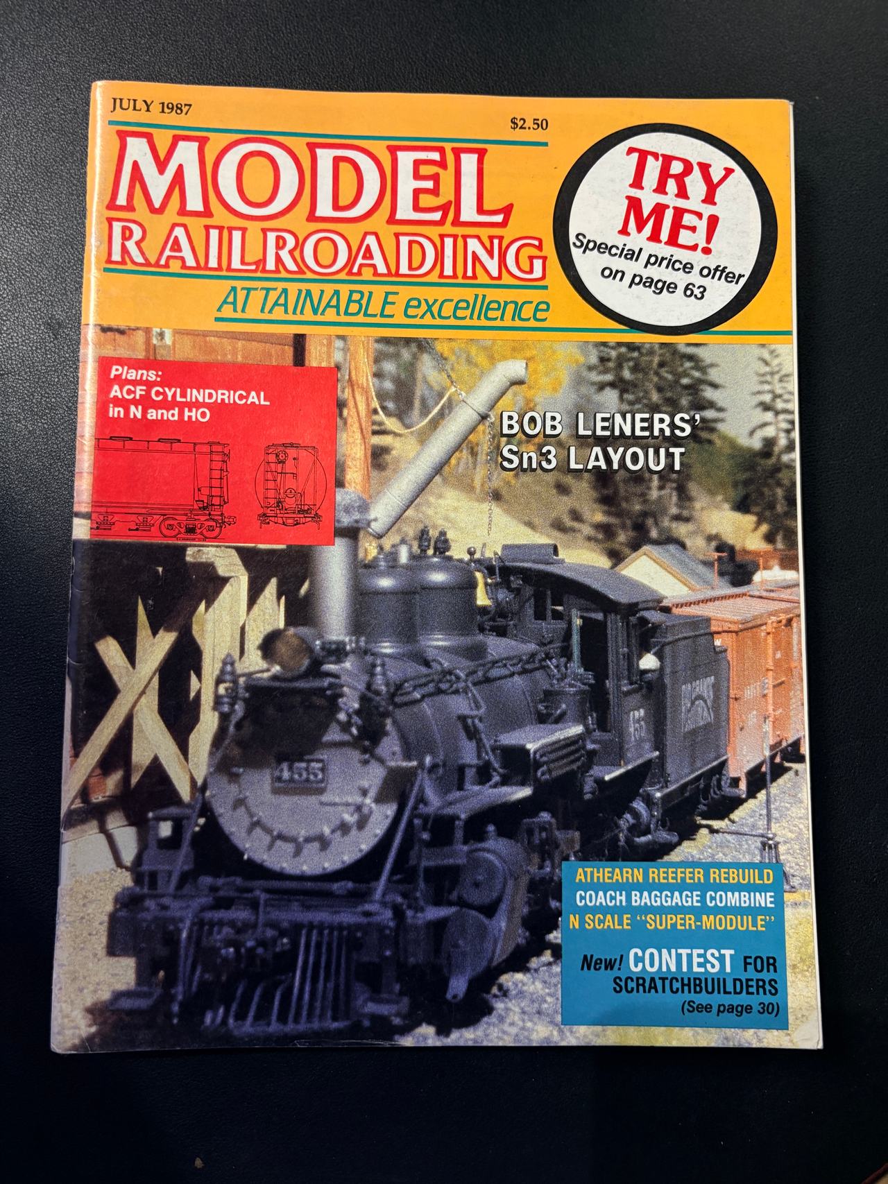 Model Railroading Magazine July 1987 Issue