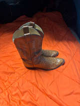 Ostrich Leather Cowboy Boots - Image 1