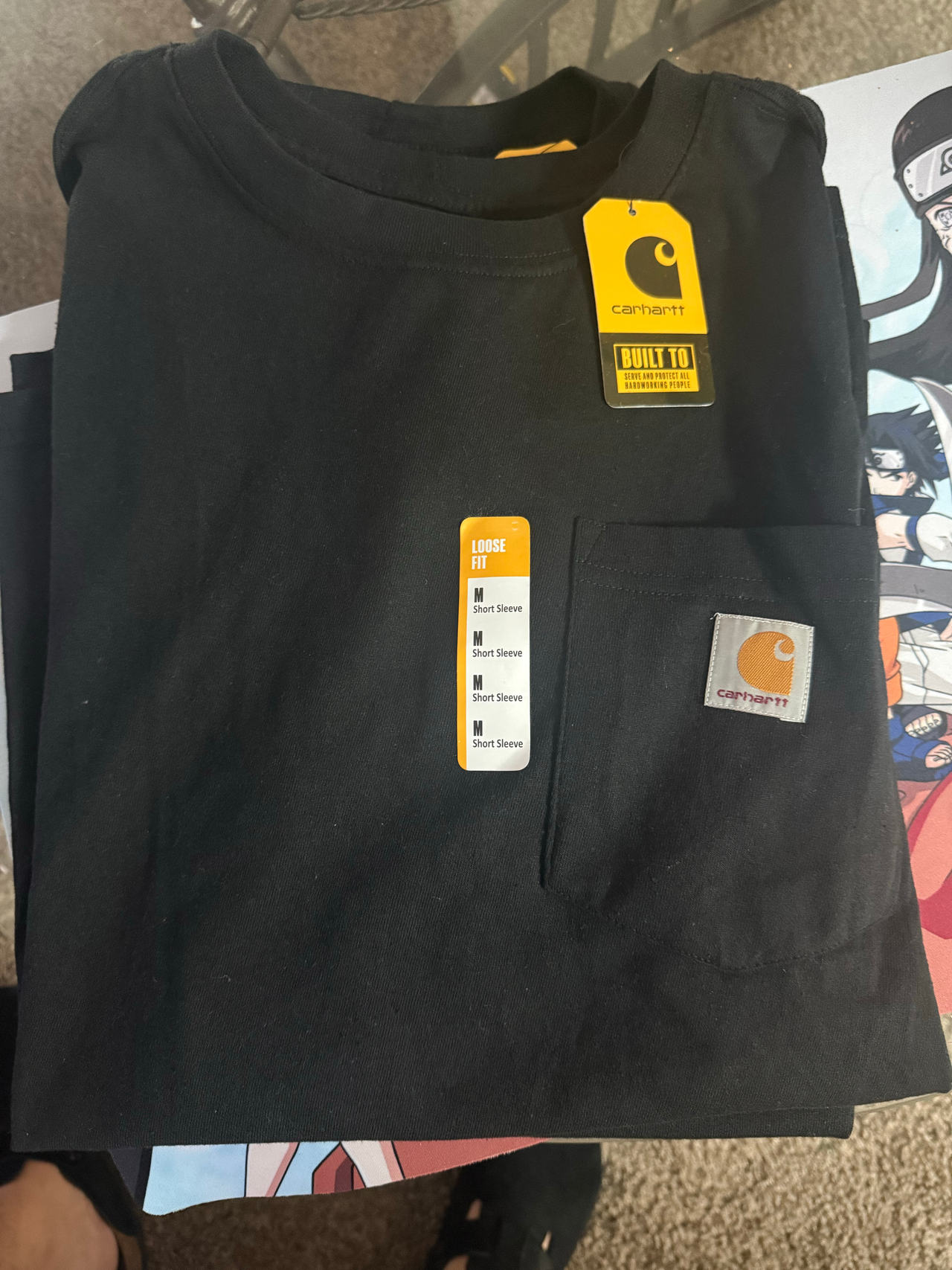 Carhartt Men's Loose Fit Heavyweight Short-Sleeve Pocket T-Shirt
