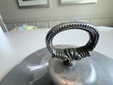 Vintage Crystal Ice Bucket with Silver Plated Rim and Handle - Image 5
