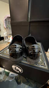 Louis Vuitton Frontrow Black Patent Leather Low Top Sneakers - Image 3