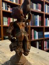 Vintage Victorian Style Cherub Table Lamp - Image 4