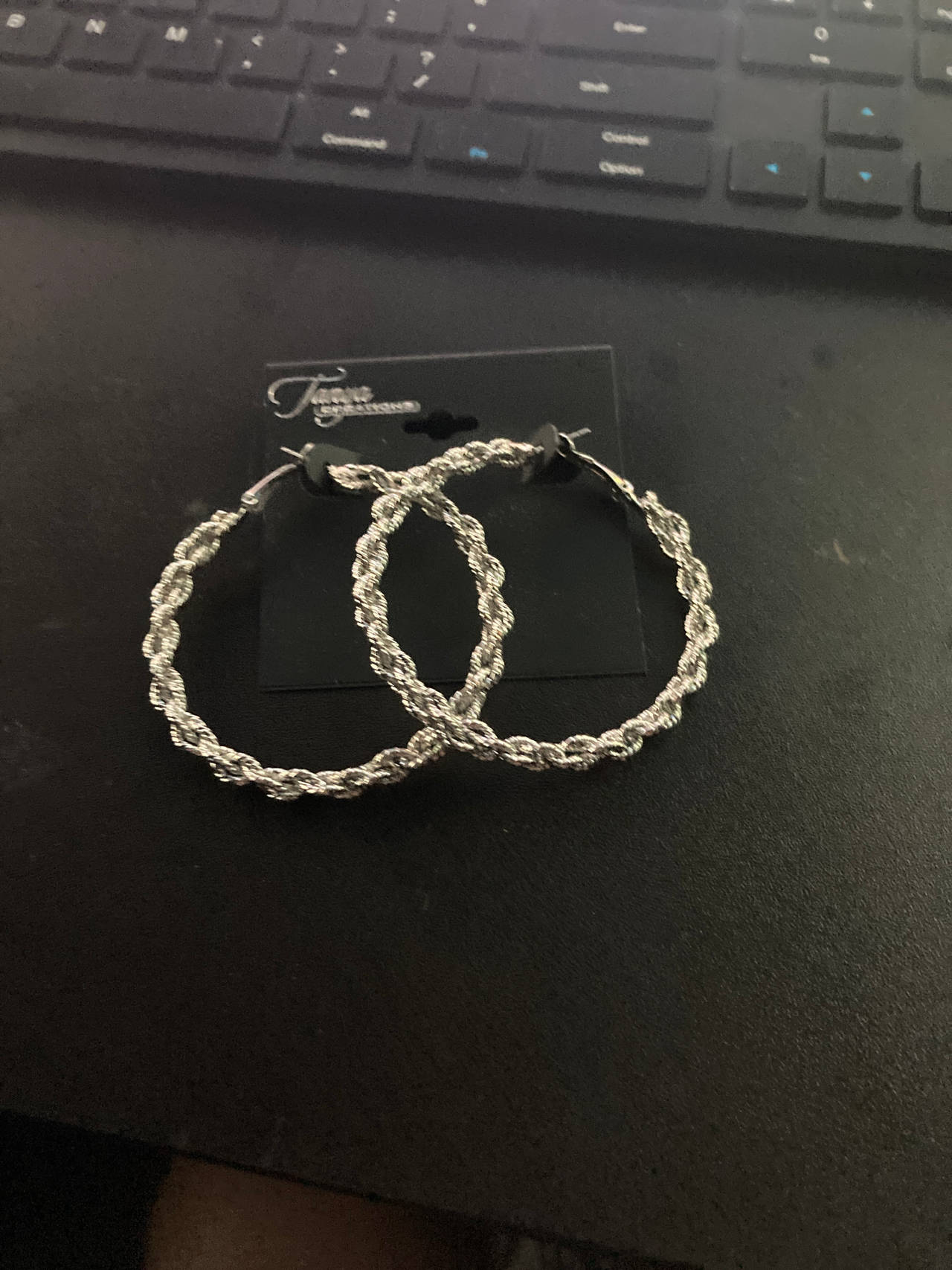 Twisted Rope Hoop Earrings