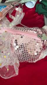 Justice Pink Husky Plush Purse with Sequin Collar - Image 4