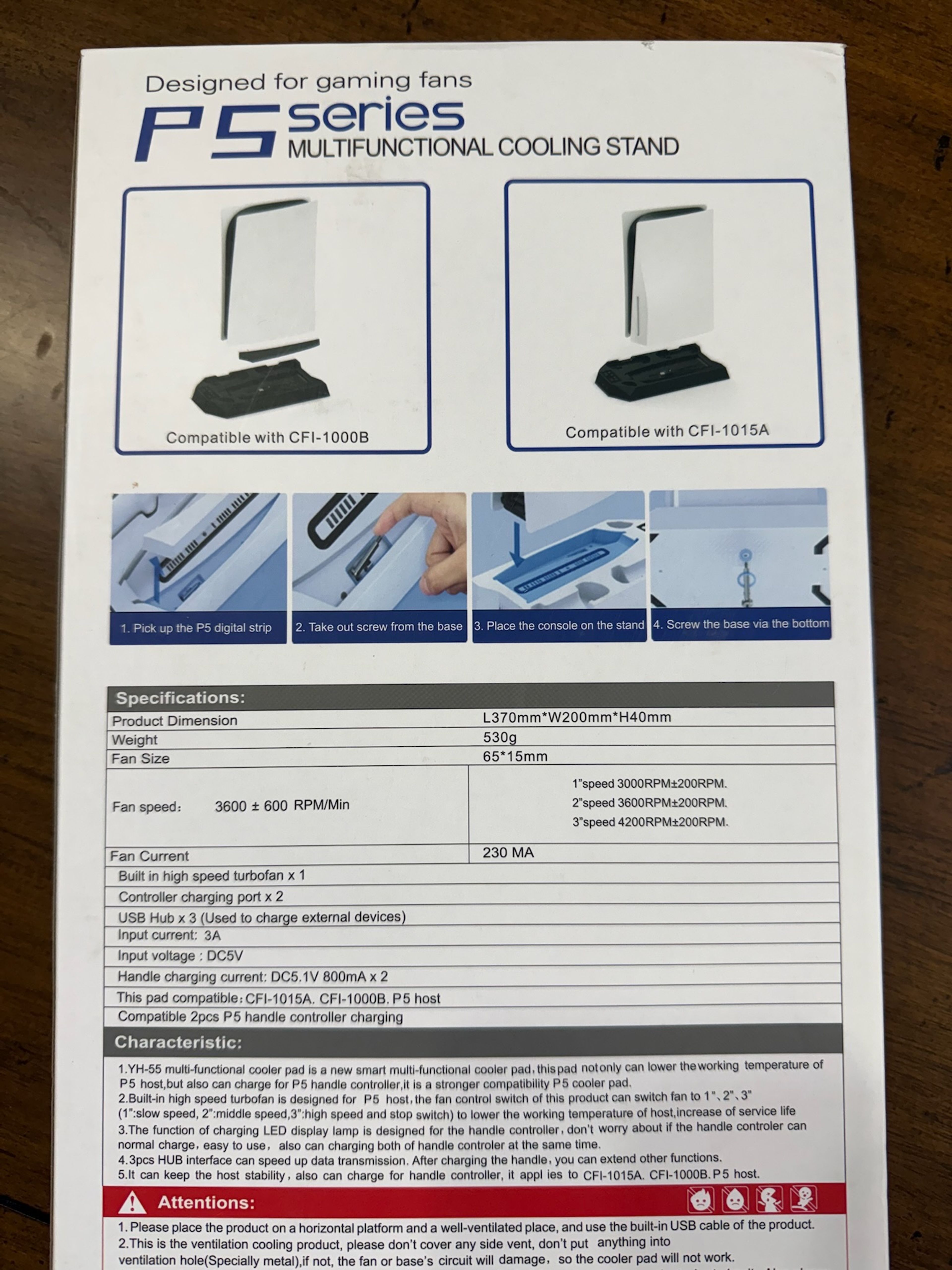 PS5 Multifunctional Cooling Stand - Image 3