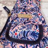 Simply Southern Sling Backpack Pink and Blue - Image 4