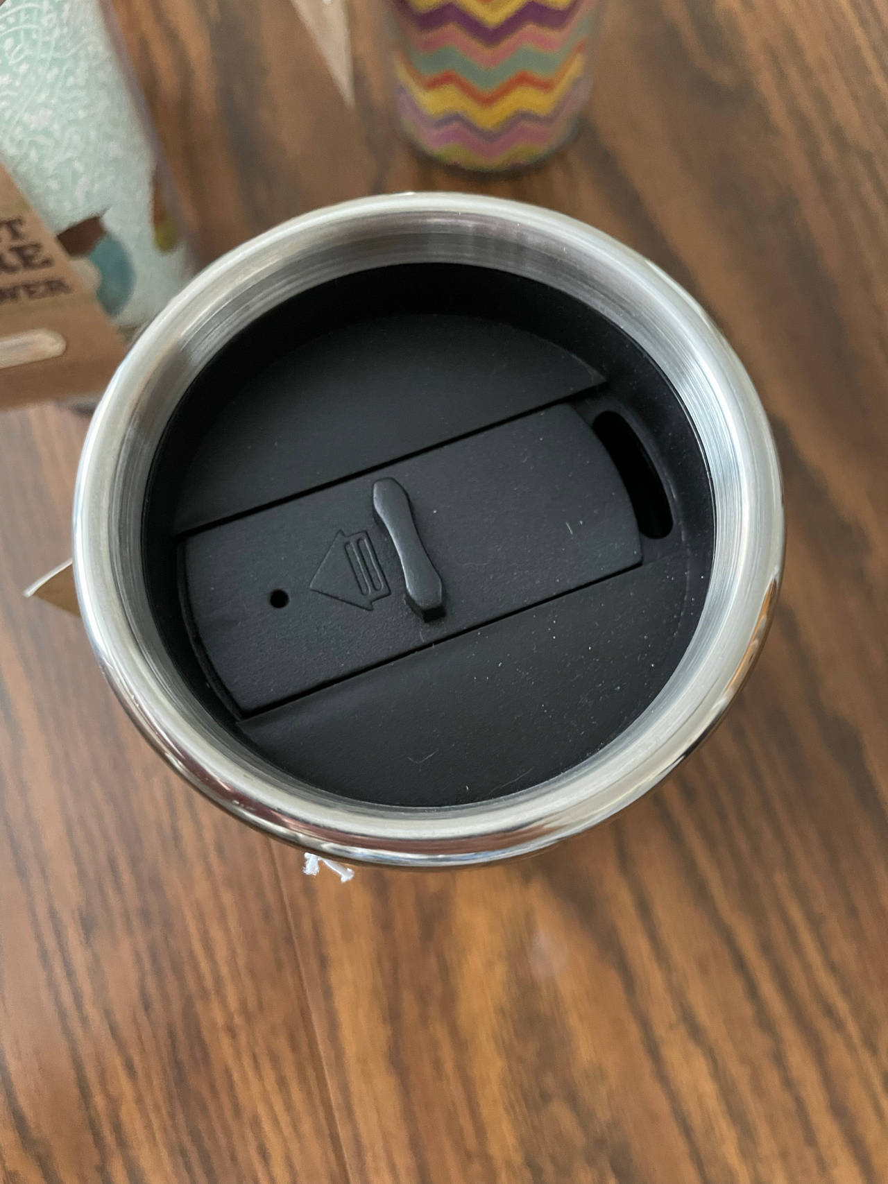 Stainless Steel Travel Mug with Sliding Lid