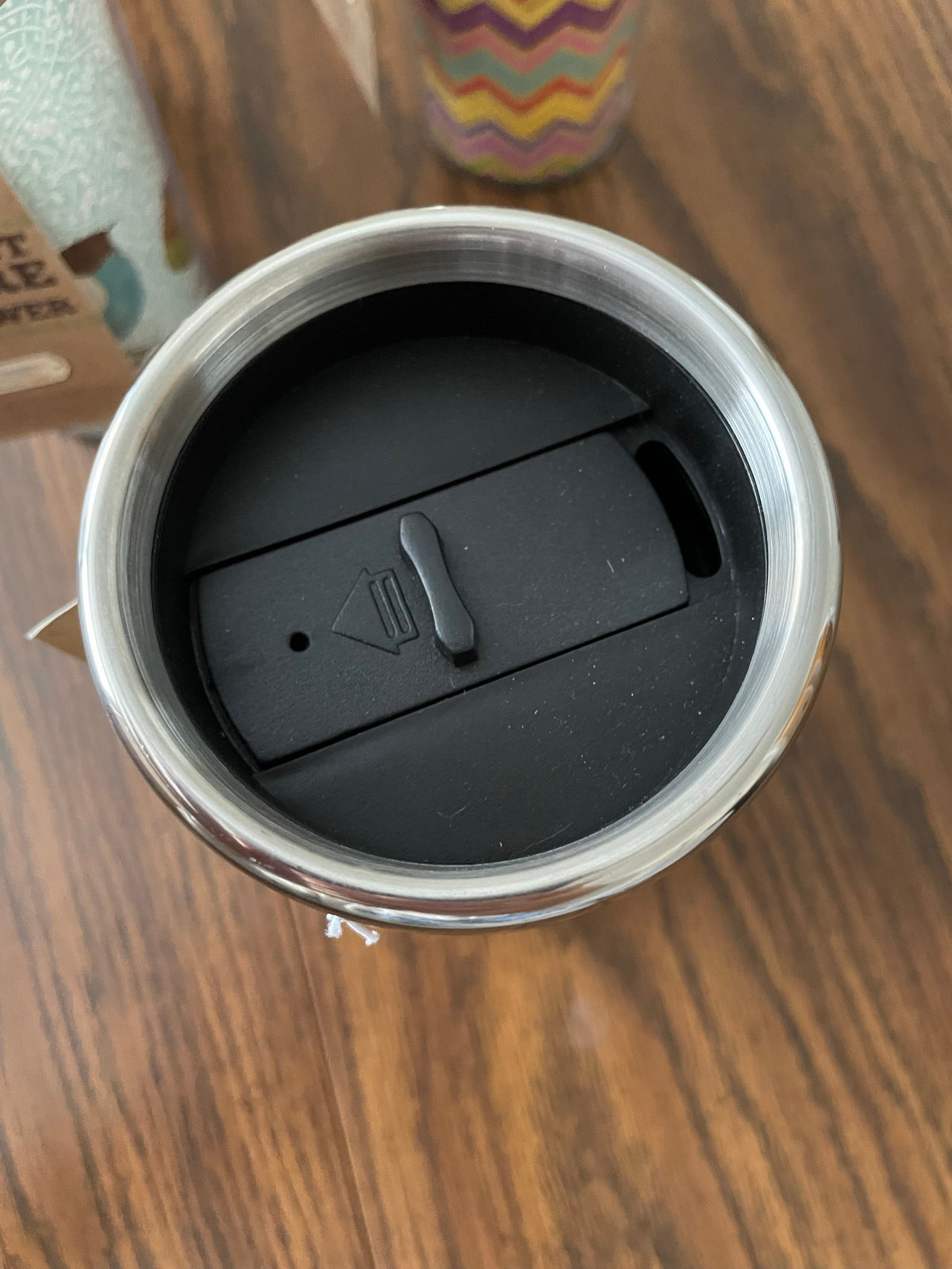 Stainless Steel Travel Mug with Sliding Lid