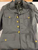 Vintage 1970s U.S. Army Class A Dress Uniform Set Jacket 38L Pants 30S Army Gree - Image 1