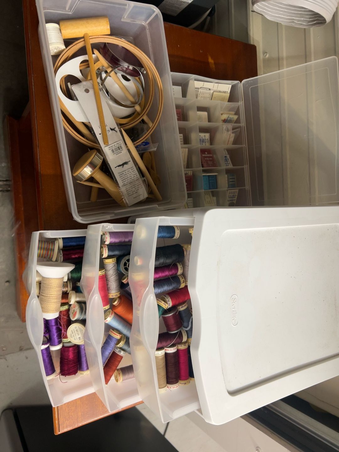 ArtBin Sew-Lutions Sewing Supply Storage System with Lift-Out Thread Tray