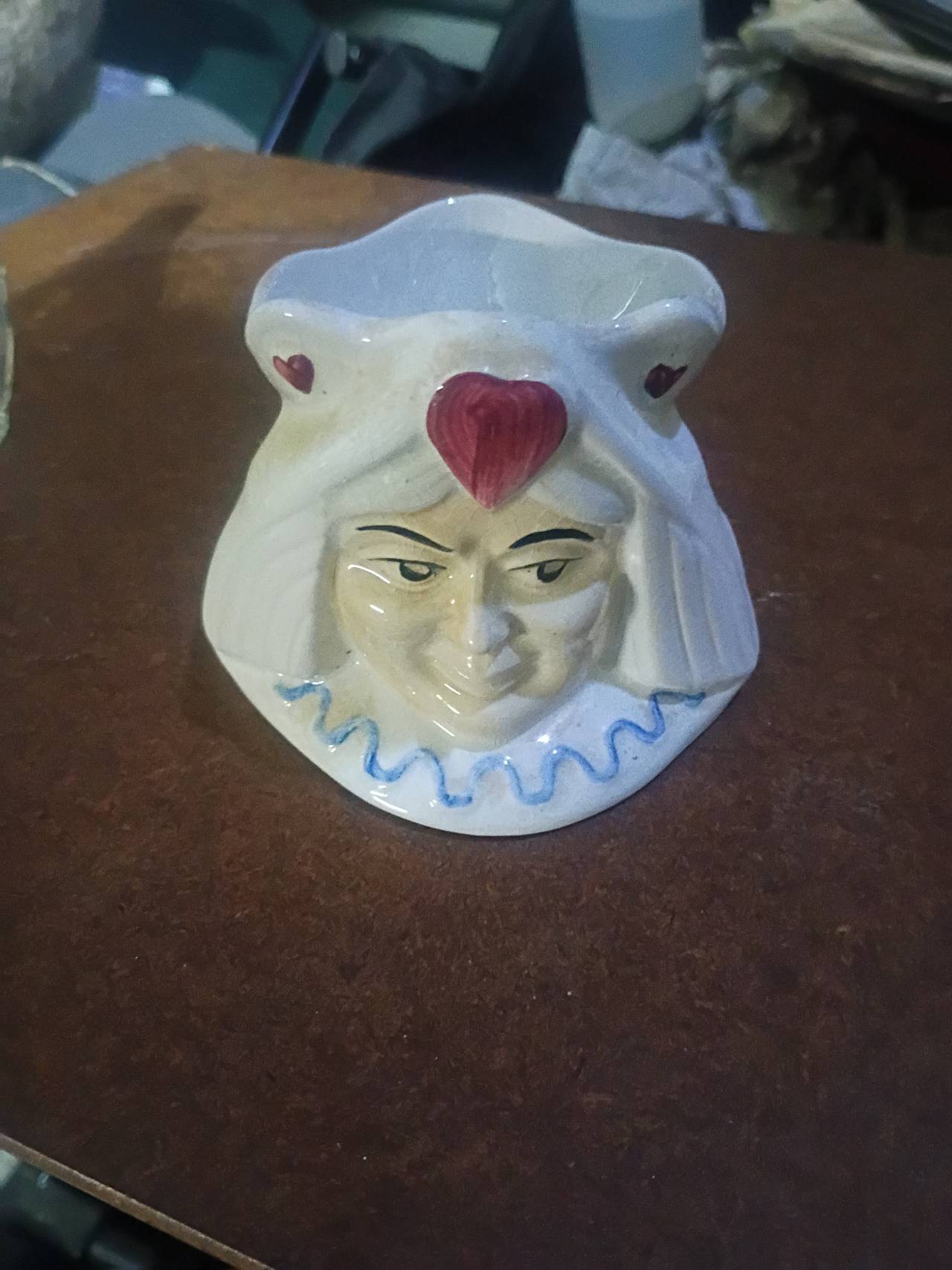 HJ Woods Pack of Cards Queen of Hearts Miniature Character Jug