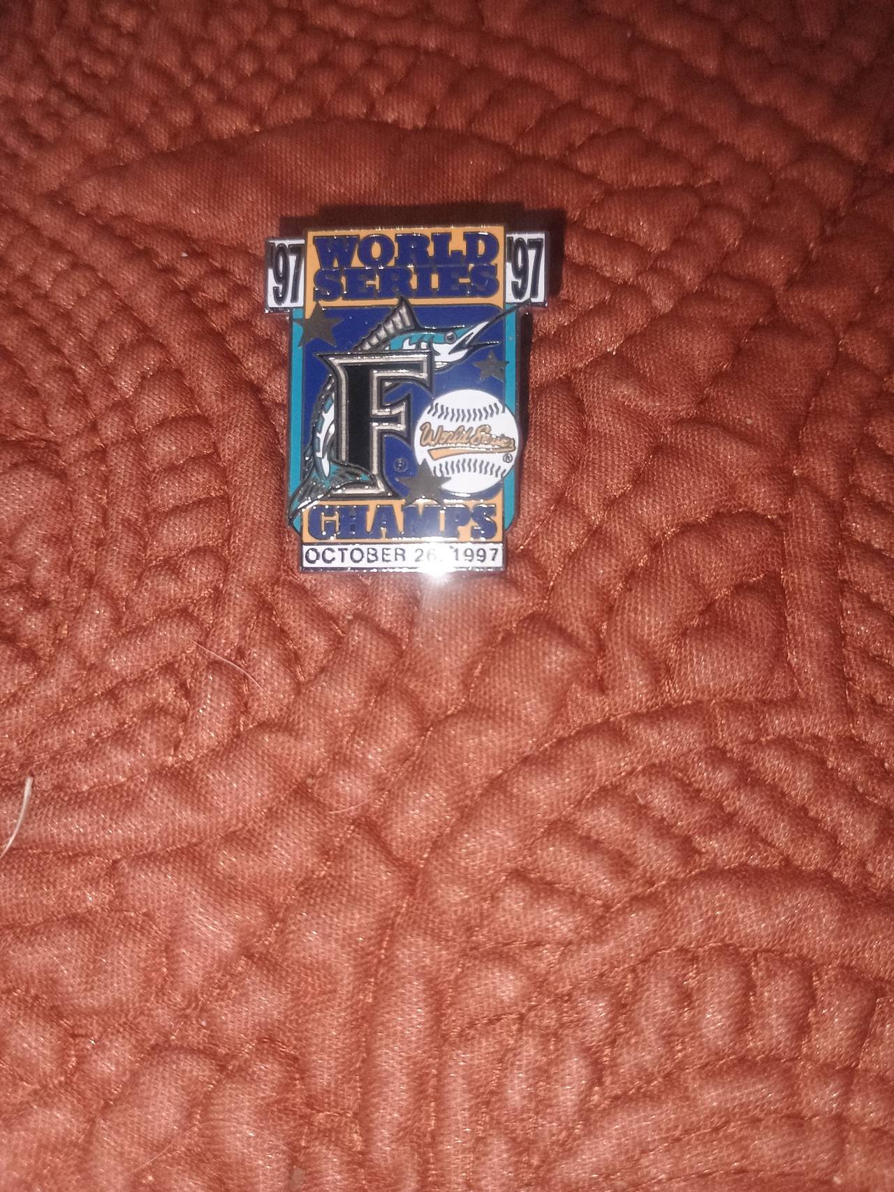 Florida Marlins 1997 World Series Champions Pin