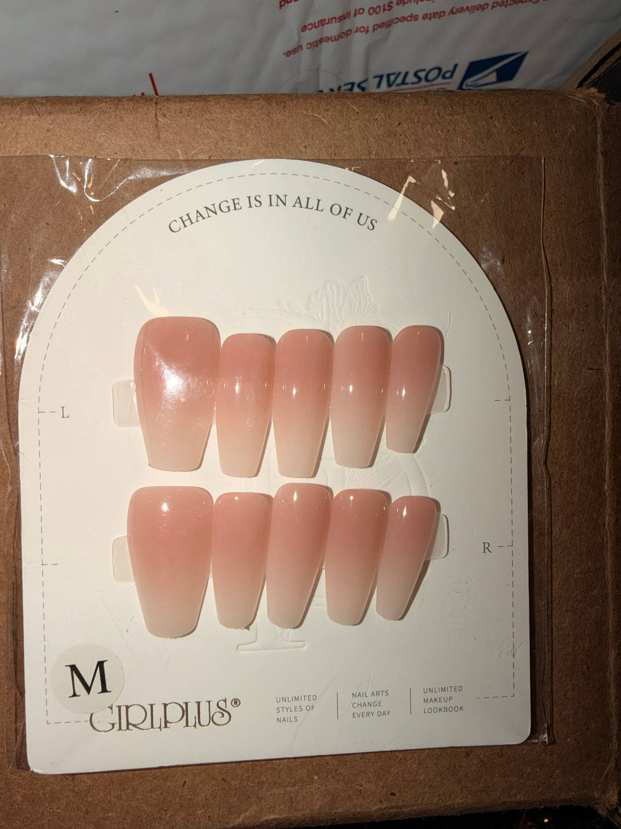 Nude Ombre Press-On Nails