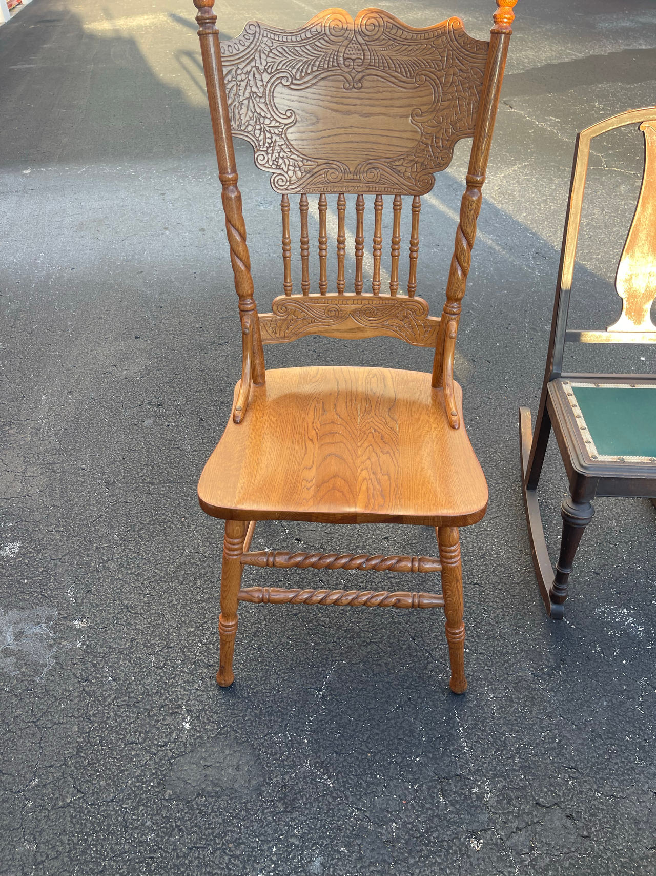 Victorian Style Pressed Back Chair