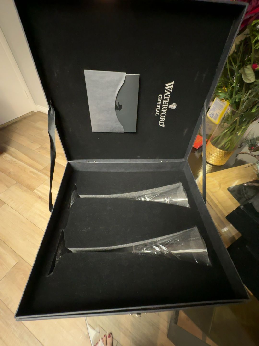 Waterford Crystal Champagne Flutes Set of 2 (Clear)