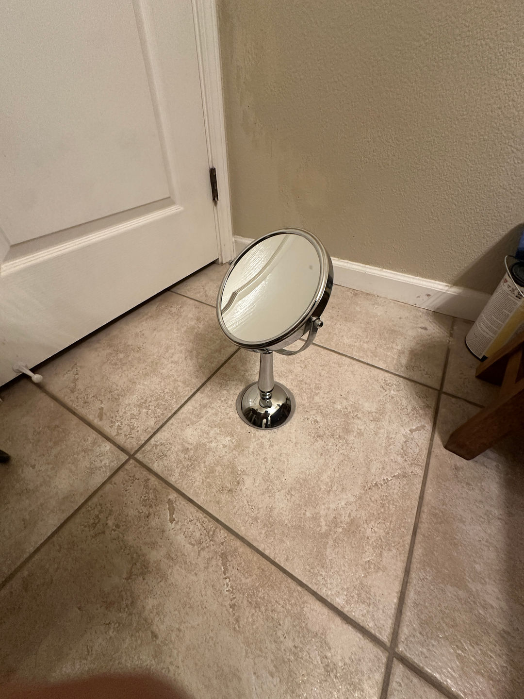 Double-Sided Vanity Makeup Mirror