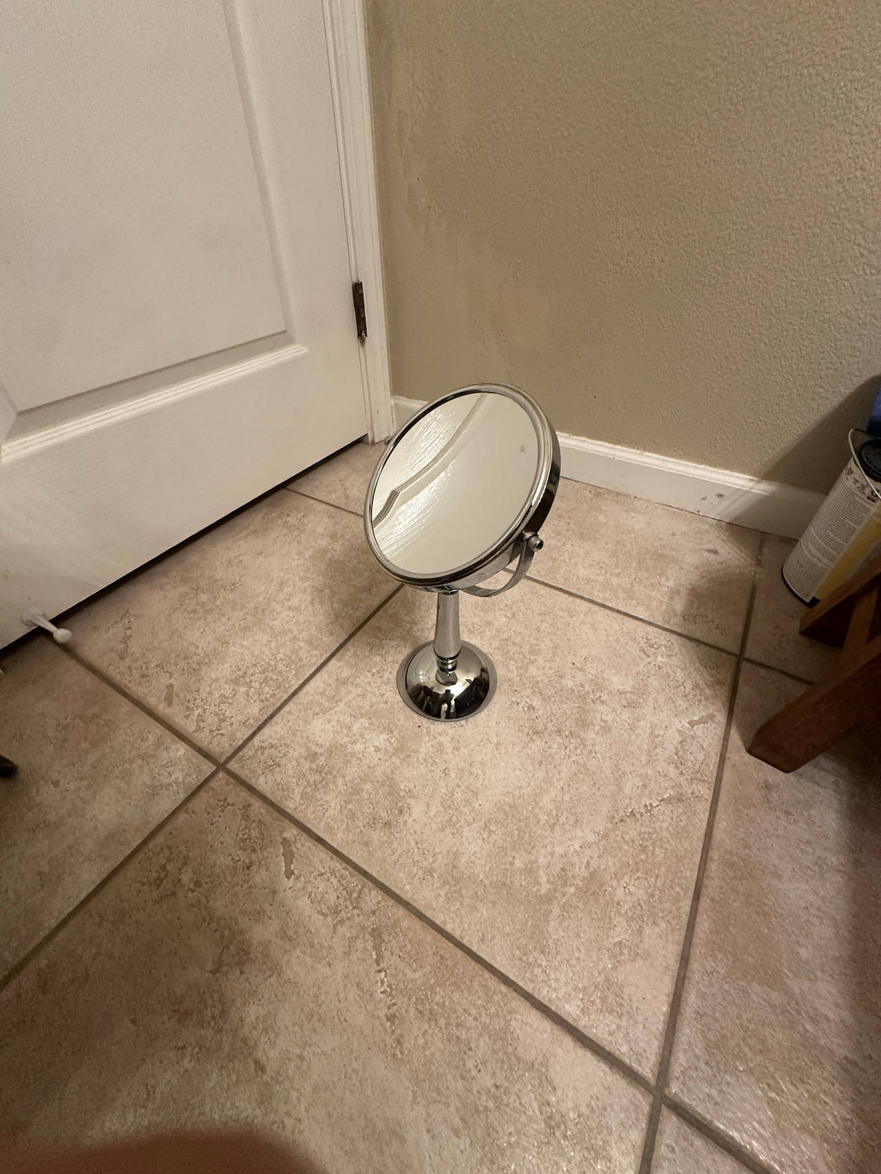 Double-Sided Vanity Makeup Mirror
