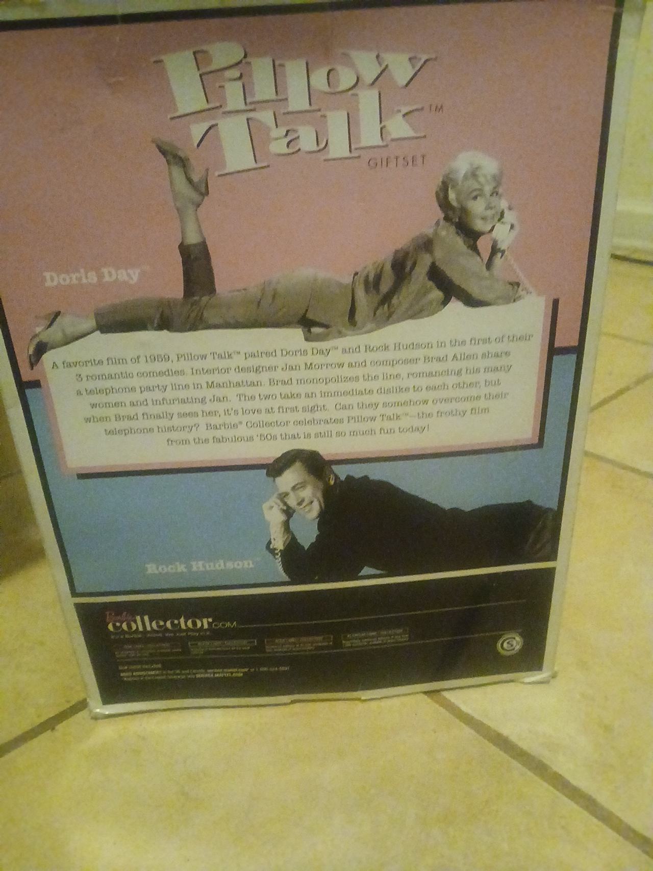 Barbie Collector Pillow Talk Doris Day and Rock Hudson Giftset