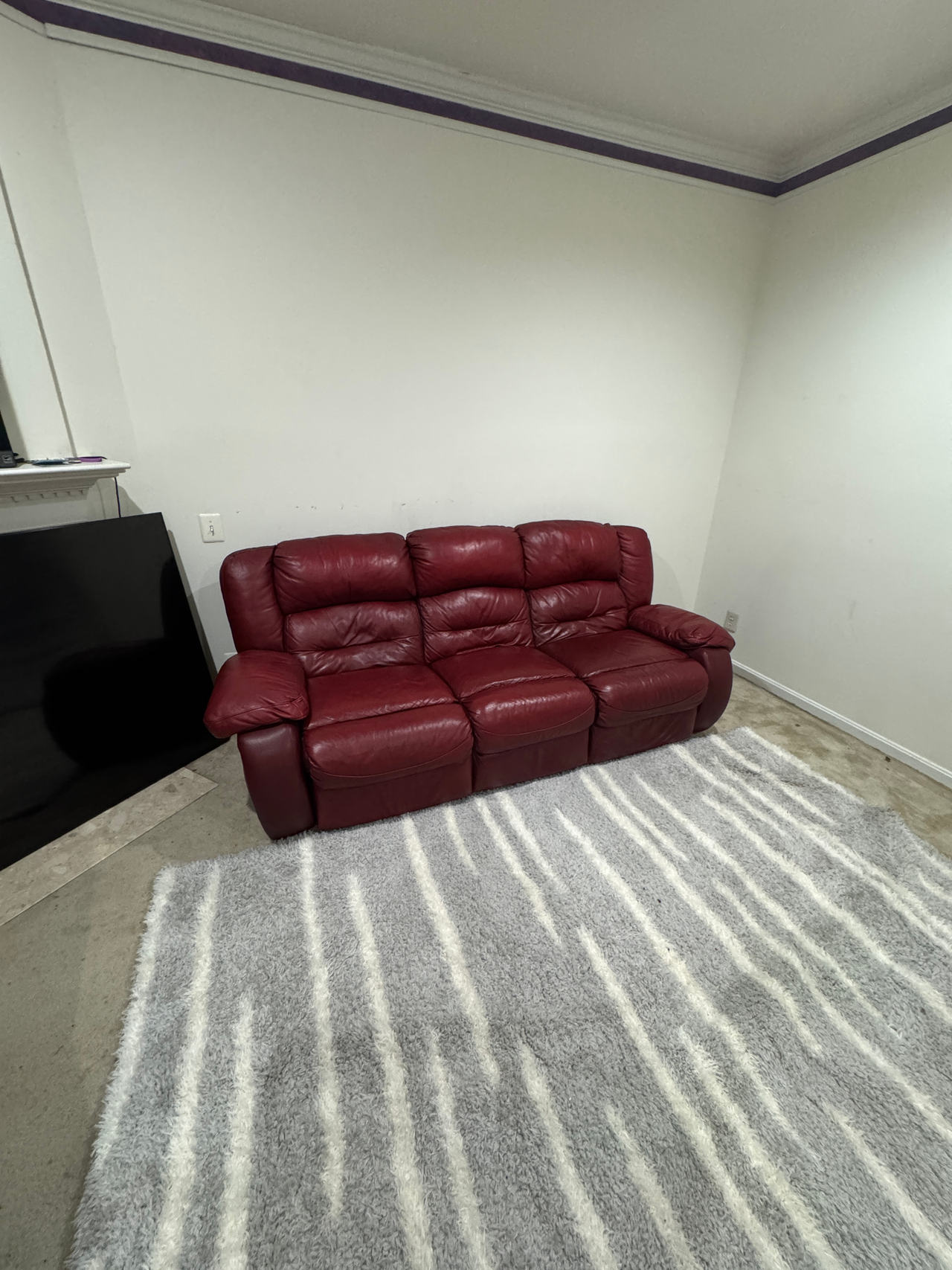 Reclining Leather Sofa