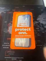 Onn Clear Glass Screen Protector for iPhone - Image 1