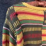 ORVIS Vintage Knit Button Up Autumn Colored Womens Cardigan, size us Medium - Image 2