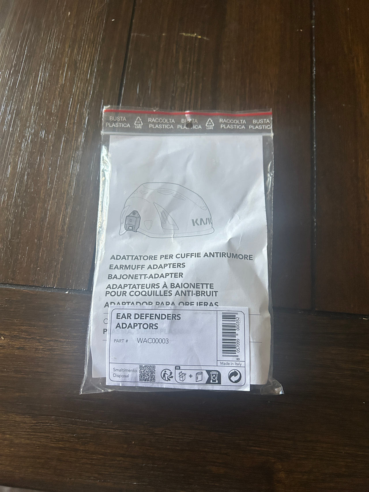 KASK Ear Defender Adapters WAC00003
