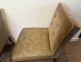 3 Chairs for $200- Mid-Century Modern 3Accent Chair MoHair Back
 1 has Gold seat - Image 5