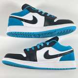 Air Jordan 1 Low Laser Blue Black White - Image 8