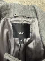 Mossimo Women's Grey Wool Blend Coat - Image 4